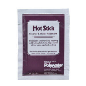 Polywater® S-1 Hot Stick Cleaner & Water-Repellent Wipe