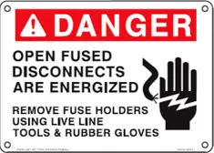 Open Fused Disconnects Are Energized