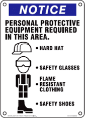 PPE Equipment Required In This Area