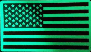 Advanced Visibility Glow American Flag Stickers