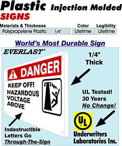 Everlast Tech Products Substation Signs