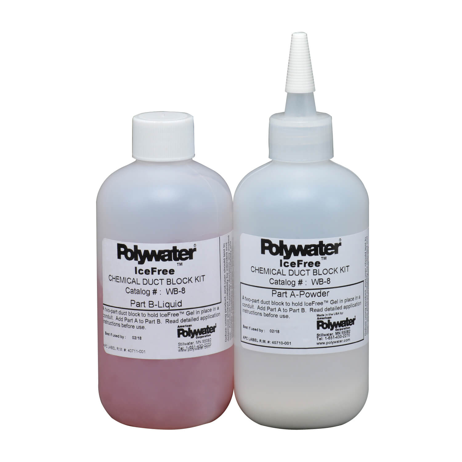Polywater WB-8 IceFree Chemical Duct Block Kit