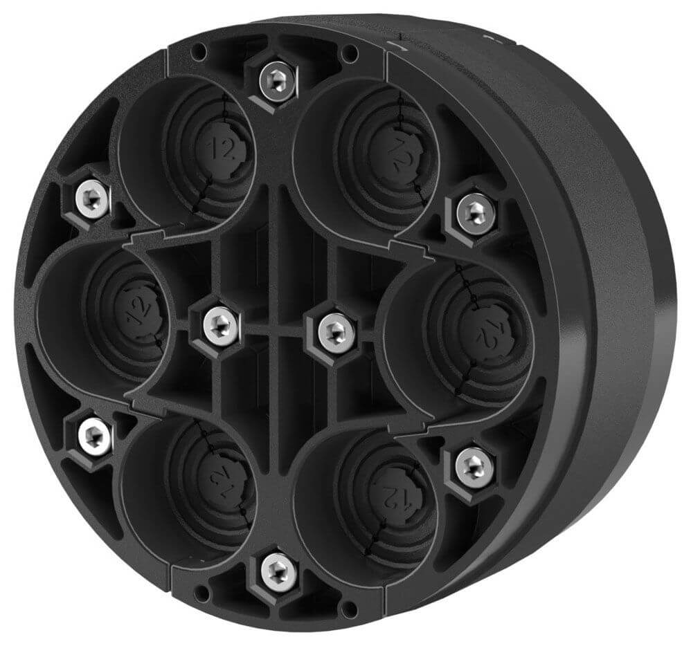 Polywater Hauff-Technik PHRK4-SSG-4 4" Mechanical Seal Glass Fiber/EPDM 4-Super Segmented Openings
